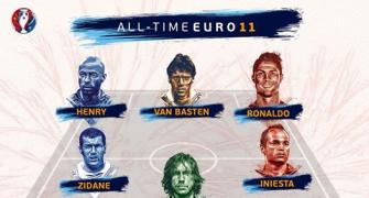 UEFA reveal the best ever Euro XI