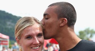 Athletics's best-known couple looking for double gold in Rio