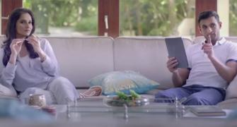 Sania-Shoaib's 'domestic tiff' delights in new Nestle ad