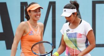 Madrid Masters: Sania-Hingis fall at final hurdle