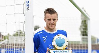 Leicester's Vardy is Premier League Player of the Season