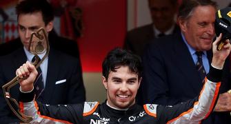 Perez gives Force India 4th podium finish