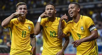 PHOTOS: Brazil thrash hapless Argentina 3-0