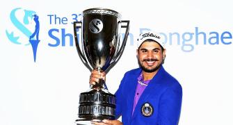 Indian golfer Bhullar ends long wait with win in Korea