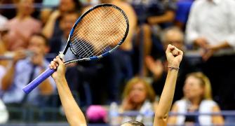 Czech Pliskova pulls off rare Williams double at US Open