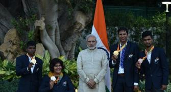 PM Modi delighted to meet Rio Paralympians