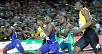 Farewell race: Gatlin stuns Bolt to win 100m world title