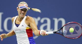 Kerber states, it's tougher to stay on top