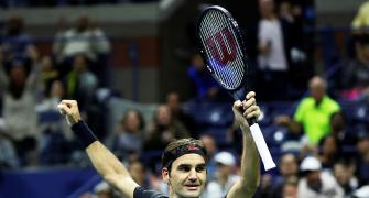 US Open PIX: Federer stretched by teen Tiafoe before advancing