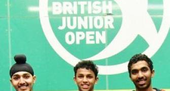 Indian sweep medals at U-19 British Junior Open squash
