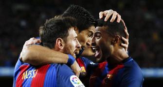 PHOTOS: Messi fires Barca to victory, Southampton stun Liverpool