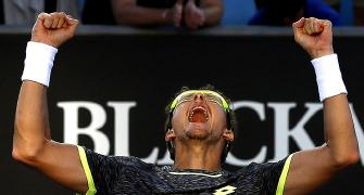 Aus Open PHOTOS: Raonic recovers from stumble; Serena marches on