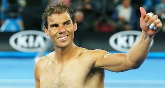 Nadal wipes tears away to reach Australian Open final