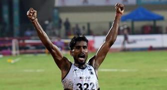 Asian Athletics: Lakshmanan, Manpreet win gold medals on Day 1