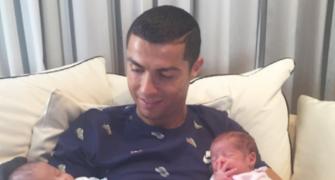 Ronaldo posts adorable photo of 'the two new loves of his life'