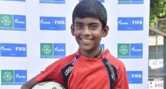 The 12-year-old goalie who will represent India