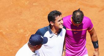 Nadal through to last-16 in Rome after Almagro retires with injury