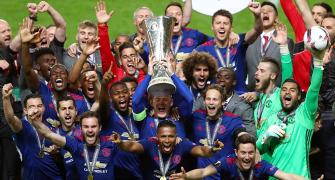 PHOTOS: Manchester United outclass Ajax to win Europa League on emotional night