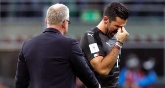 Teary farewell for Buffon after Italy's World Cup failure