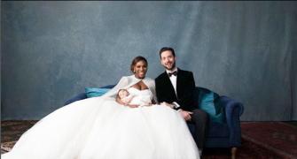 First Look: Serena Willams and Alexis Ohanian's fairy tale wedding