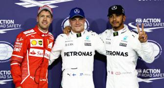 F1: Bottas takes pole in Abu Dhabi