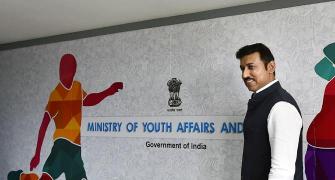 New sports minister Rathore gets cracking with stadium visit