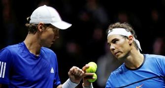 Team Europe takes lead in inaugural Laver Cup