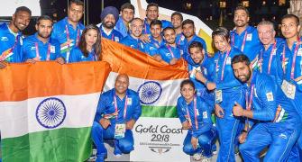 Controversy aside, exuberant flag hoisting at CWG village by India