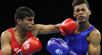 Kaushik, Solanki in boxing quarters of CWG