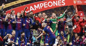 Barcelona thrash Sevilla to win King's Cup again
