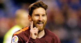 La Liga: Messi treble seals Barca title, Atletico win