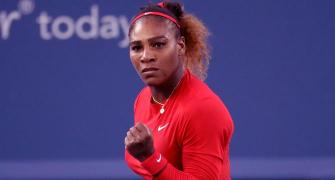 PHOTOS: Serena dominates in return; Murray knocked out