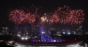 PHOTOS: Indonesia opens 18th Asian Games with explosive ceremony