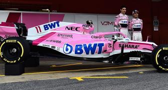 PIX: Force India reveals new car for 2018 season