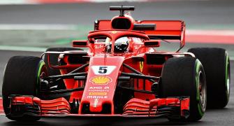 F1 PHOTOS: Vettel fastest in testing; Hamilton 'sacrifices' stint