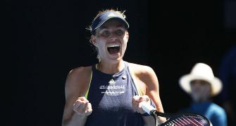 Kerber back in quarter-finals club after tough year
