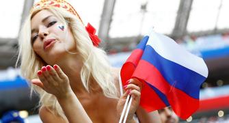 Pain, luck, fans -- and God -- see Russia home over Spain