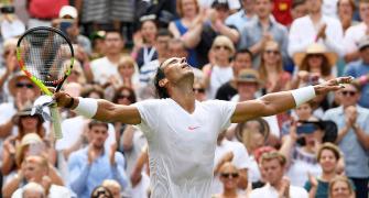 Wimbledon PIX: Nadal, Djokovic advance; Cilic, Wawrinka, Konta exit