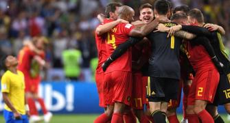 WC PIX: Belgium hold off Brazil fightback to reach semis