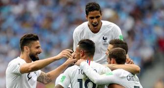 WC PHOTOS: Griezmann inspires France past punchless Uruguay