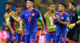 World Cup PIX: Clinical Colombia send Poles packing