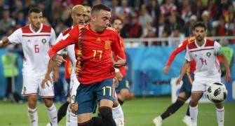 WC PIX: Spain snatch late draw with Morocco to top group