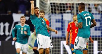 PHOTOS: Spain hold Germany; Brazil and Portugal win but France lose