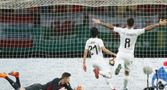 Football Briefs: Uruguay win China Cup with Cavani strike against Wales