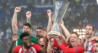 PHOTOS: Griezmann shines as Atletico thrash Marseille to win Europa League