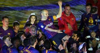 PHOTOS: Iniesta and Torres given emotional send offs on final day of season