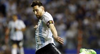 Messi grabs hat-trick as Argentina canter to victory