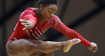 This gymnast didn't mean to give everyone a heart attack