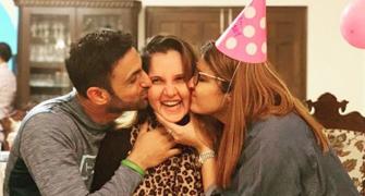 PIX: How new mom Sania Mirza celebrated her birthday