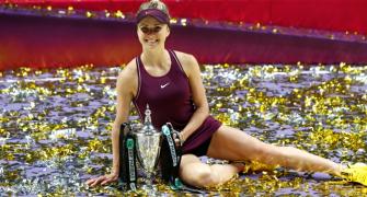 PIX: Svitolina subdues Stephens to claim WTA Finals triumph